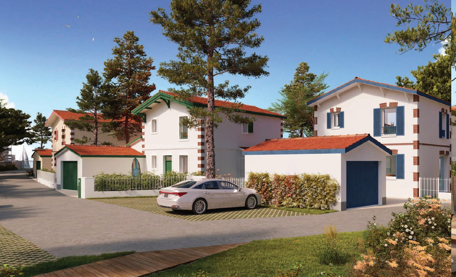 Photo Face à l'océan - Programme neuf 6 maisons + 19 appartements avec ascenseur et piscine image 3/6