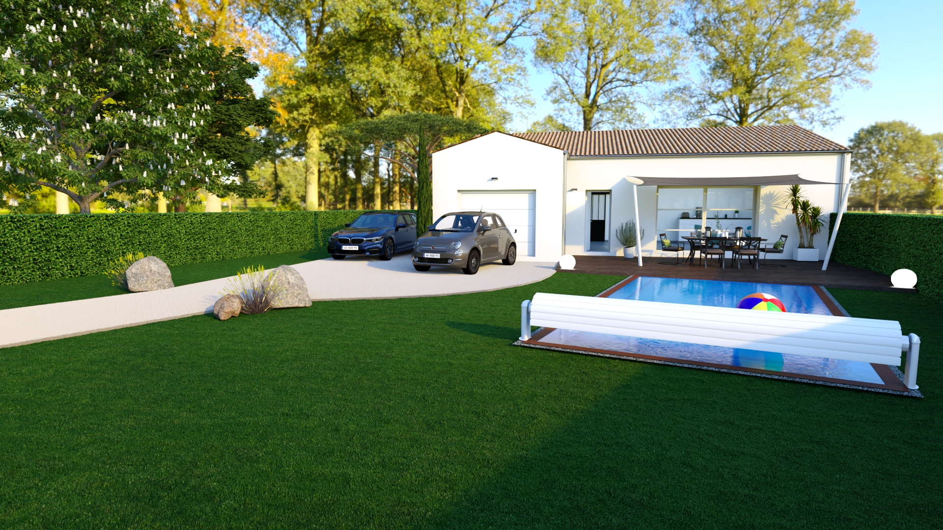 Photo Terrain à bâtir 871 m² - Le Grand Village image 5/6