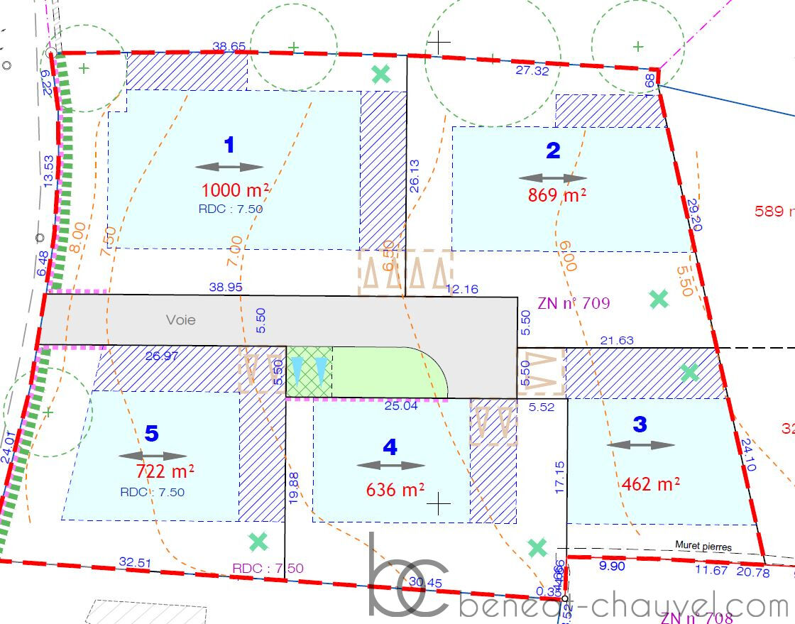 Photo Terrain Sarzeau Golfe 636 m2 image 2/3