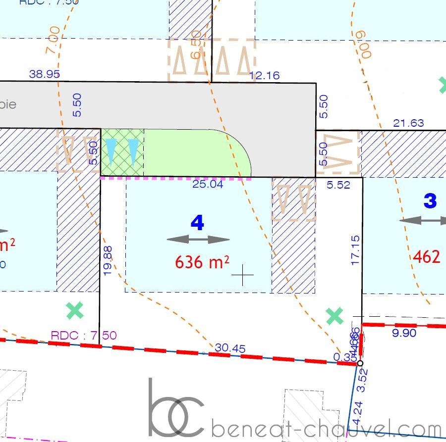 Photo Terrain Sarzeau Golfe 636 m2 image 3/3