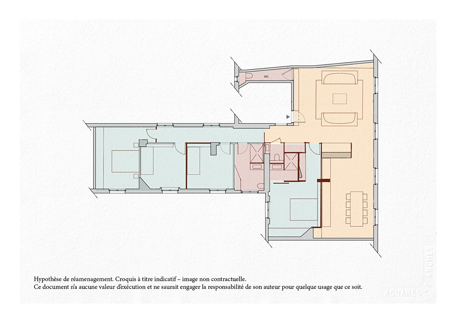 Photo Appartement Paris 17 Batignolles 6 pièces  familial 131m2 image 3/6