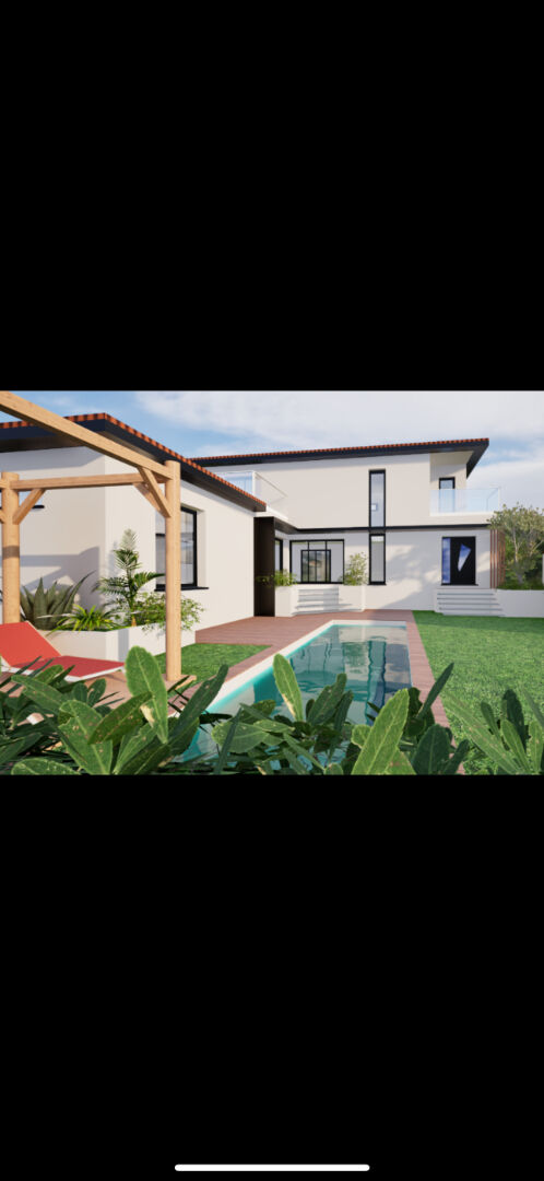 Photo TERRAIN A BATIR CLOTURE EN QUATRE FACES DE 843 M² image 3/6