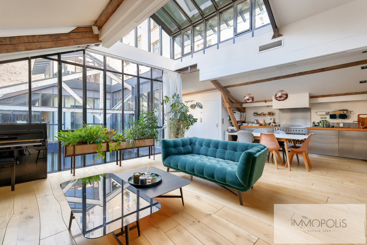 Loft comme une maison Joseph de Maistre / Caulaincourt Dernier étage !