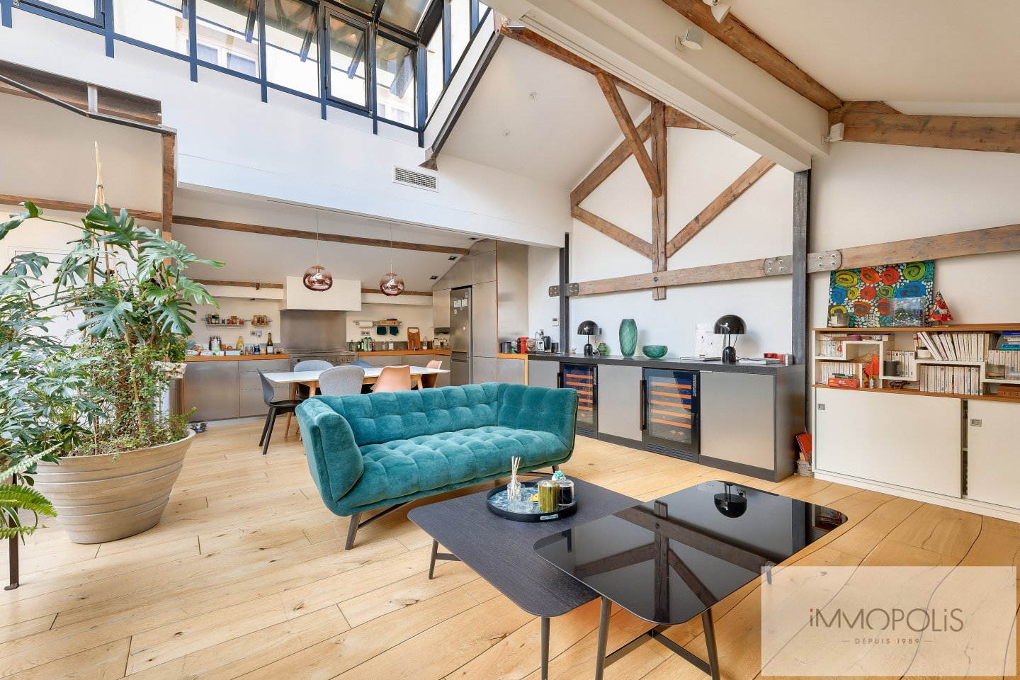 Loft comme une maison Joseph de Maistre / Caulaincourt Dernier étage !