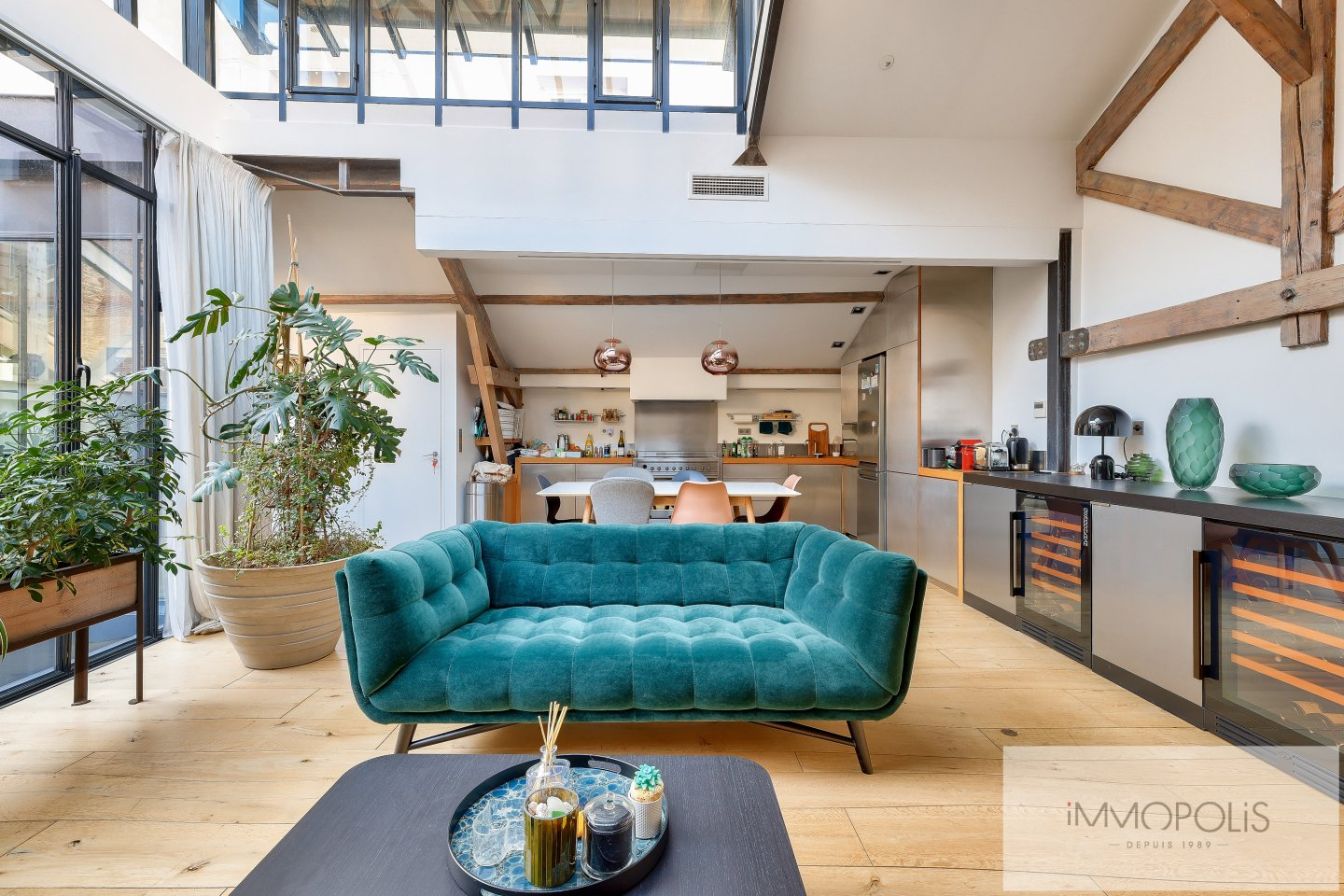 Photo Loft comme une maison Joseph de Maistre / Caulaincourt Dernier étage ! image 4/6