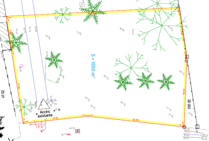 Photo Terrain Laille 1031 m2 image 3/3