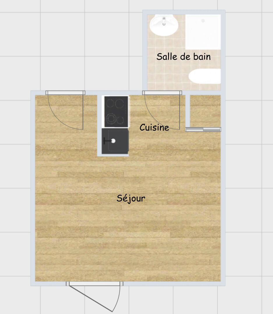 Photo Studio- 17.13 m2 centre ville Quimper image 4/4