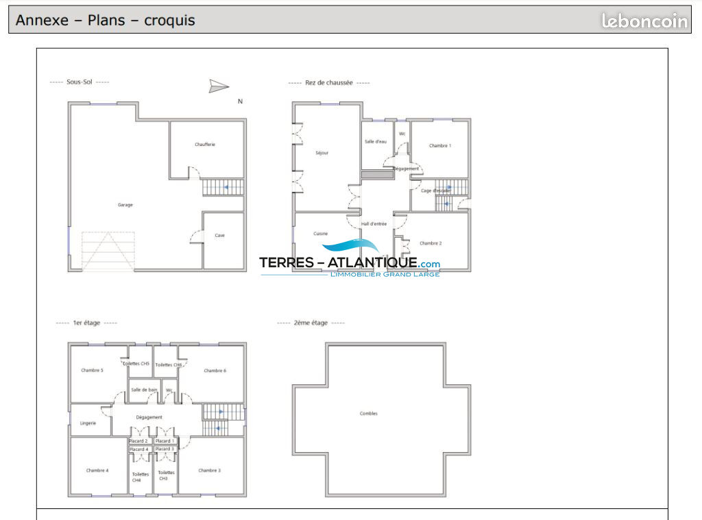 Photo Maison de ville de 1970 avec un beau jardin et proche des commodités. image 3/6