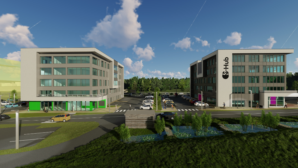 Photo Bureaux neufs 146 m² à vendre ? Yutz ZAC de Meilbourg, bord A31, parkings, divisible image 4/6