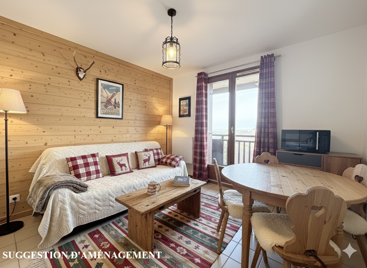 STUDIO RÉNOVÉ A VENDRE  MONT SAXONNEX