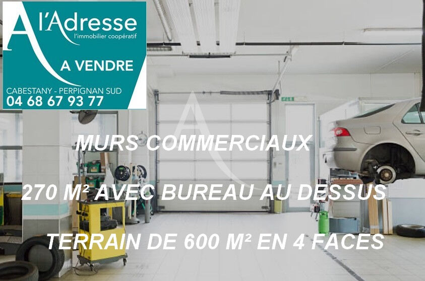 ARGELES SUR MER - ZONE ARTISANALE - A VENDRE - LOCAL D ACTIVITES 4 FACES DE 275 M² ENV.