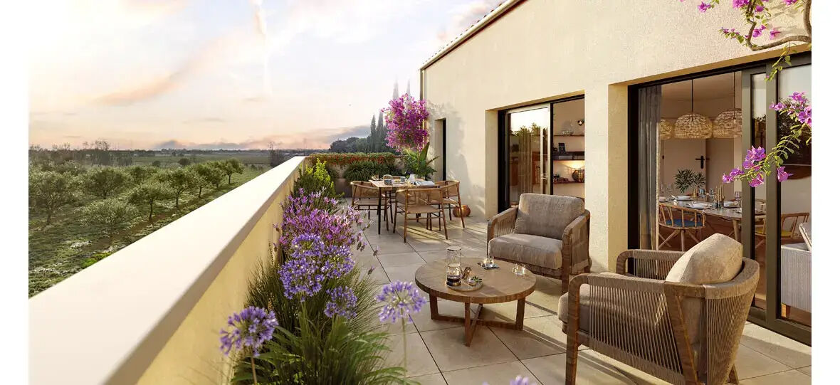 Photo À VENDRE APPARTEMENT T3 DE 61 M² AVEC TERRASSES ET JARDIN PRIVATIF image 2/4