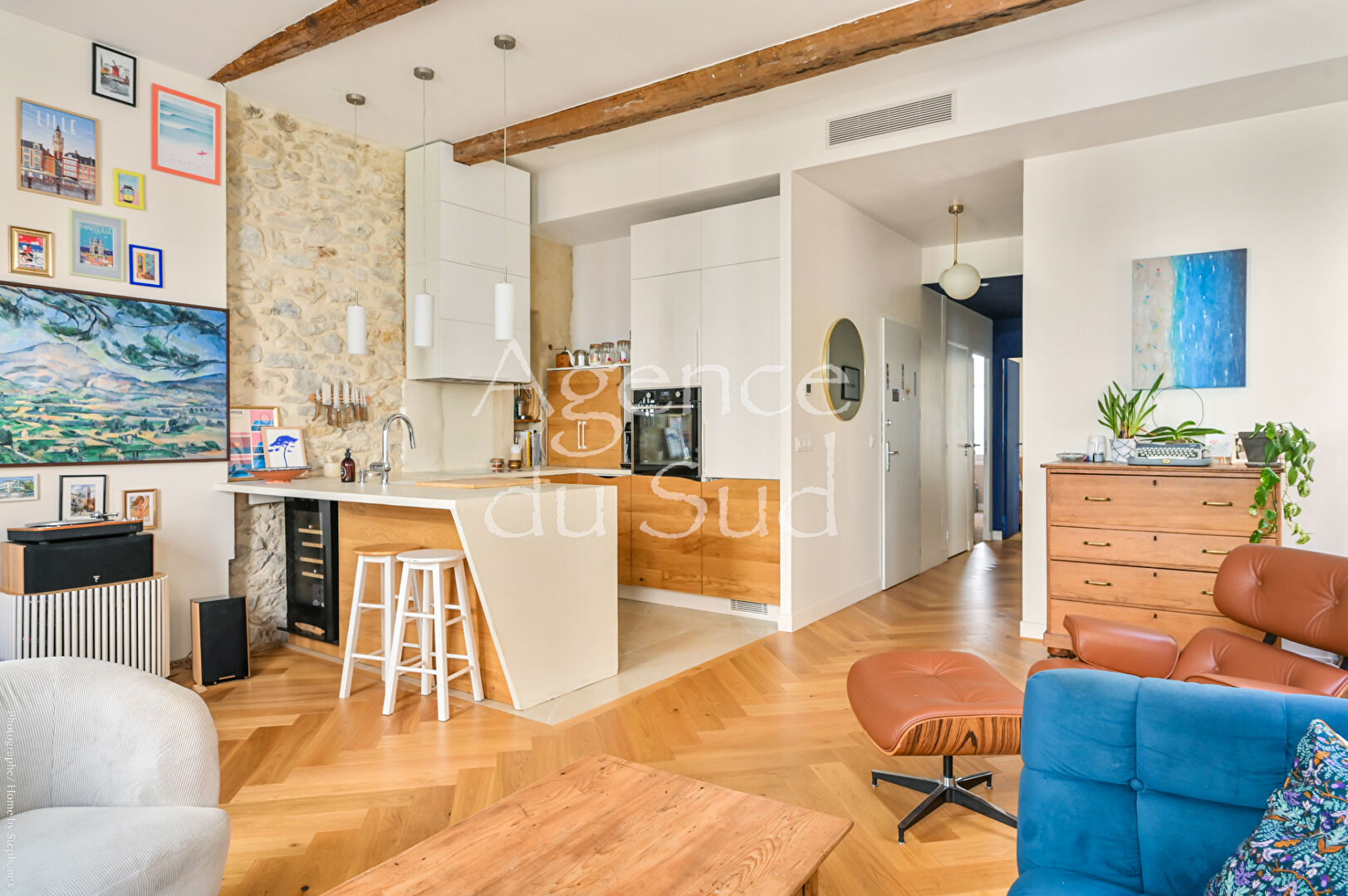 Photo Appartement La Ciotat 3 pièce(s) 63 m2 entirement rénové image 5/6