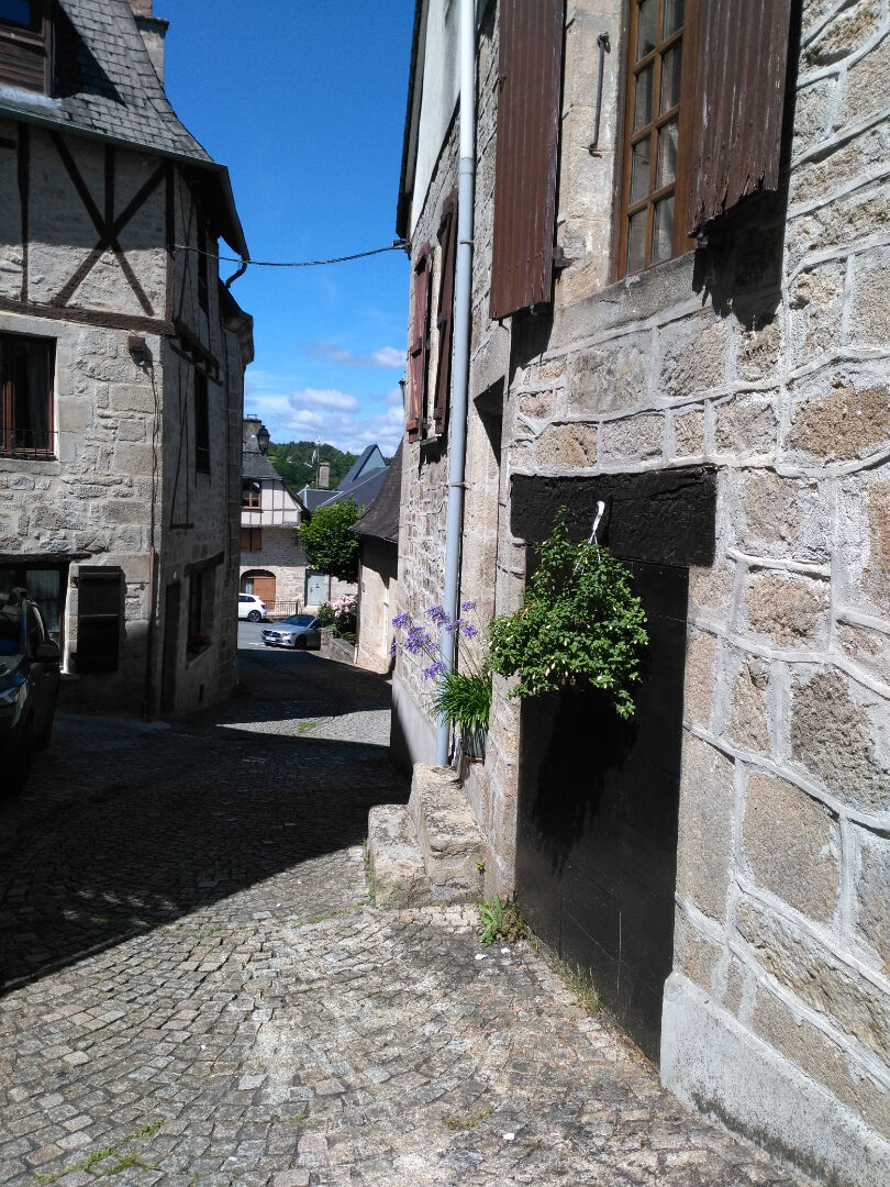 Photo CORREZE.  TREIGNAC.  Maison en pierre de 2 chambres avec garage/atelier attenant et cour extérieure. image 4/6