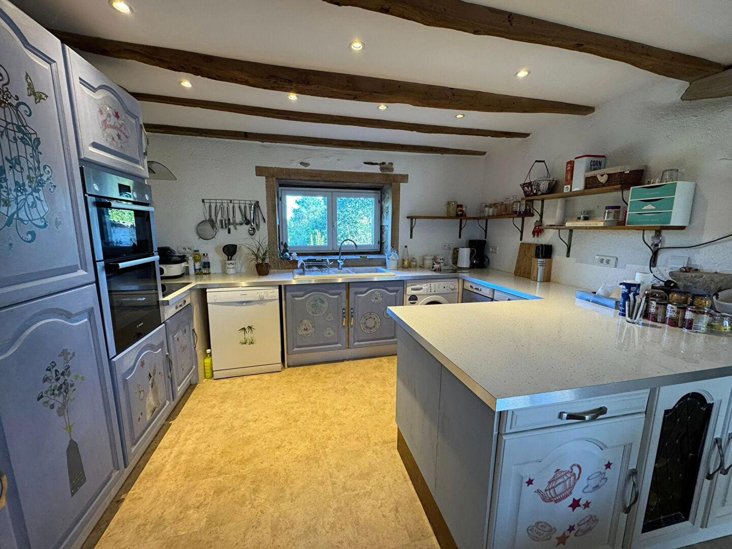 Photo HAUTE VIENNE -Ferme en pierre entièrement rénovée avec grande grange et jardin de 1000 m² image 3/6