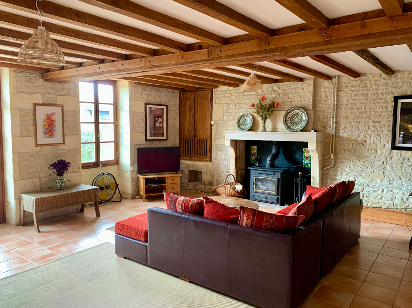 Photo CHARENTE Proche AIGRE Maison  5 pièce(s) 150 m2, piscine, grange image 3/6