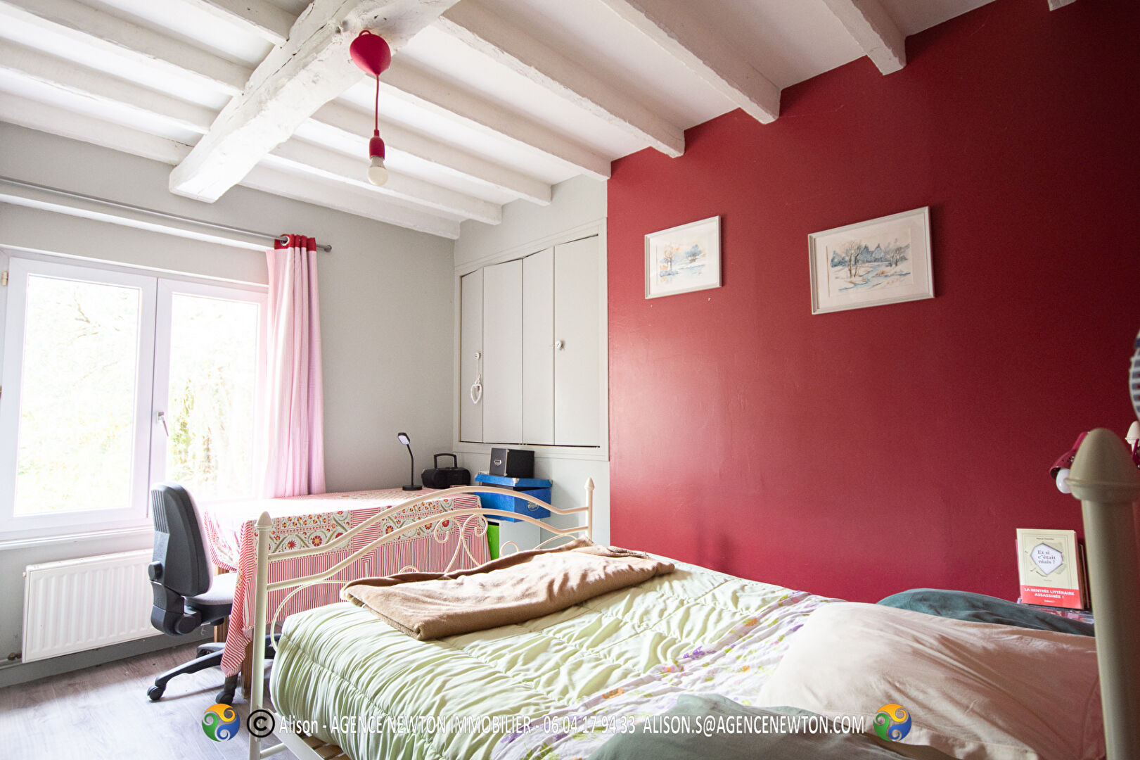 Four-bedroom property in Manche, Normandy, featuring a swimming pool and bright, airy living spaces.