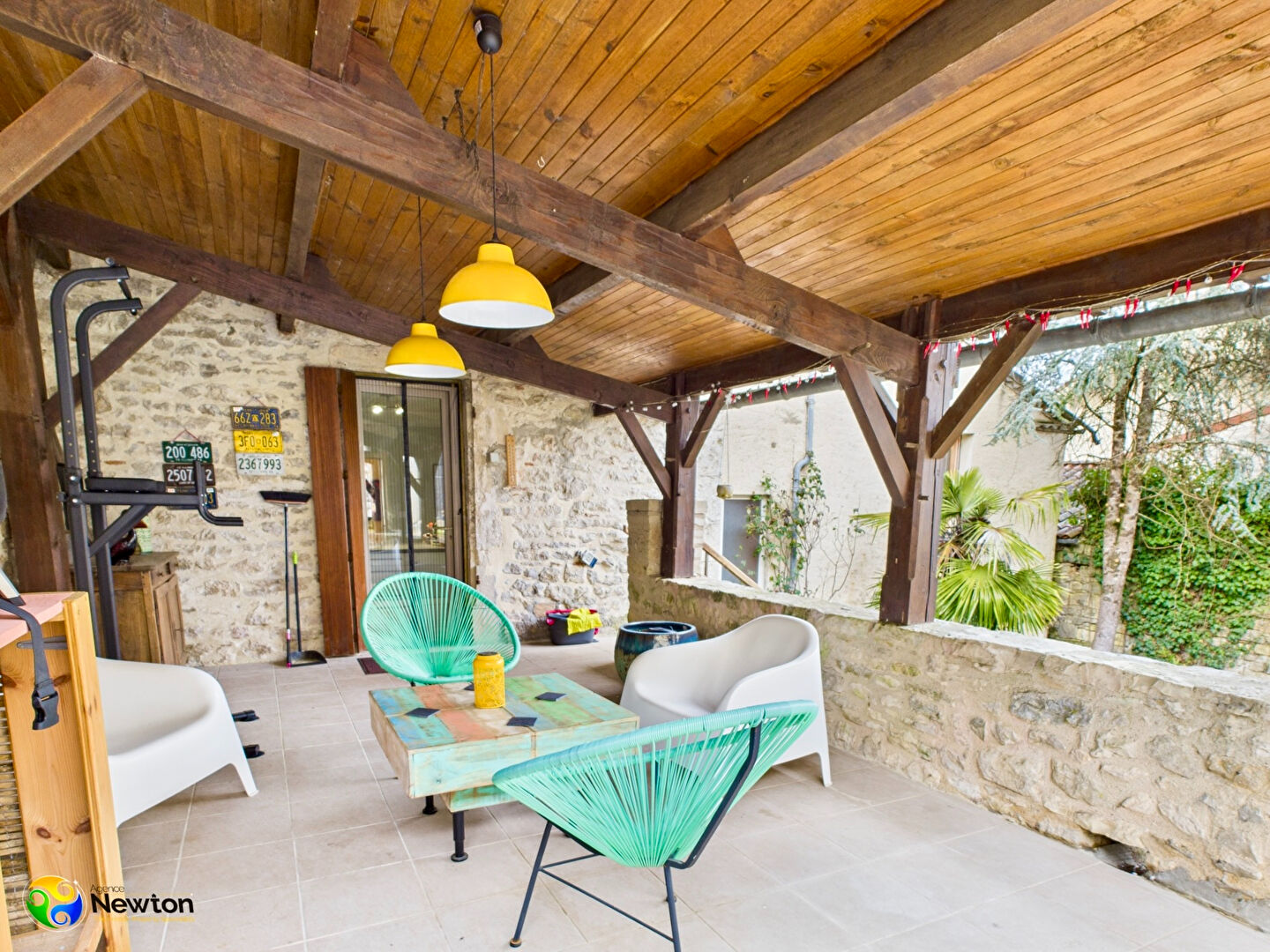 Modern kitchen in a property located in Lot, Occitanie, featuring contemporary appliances and stylish decor.