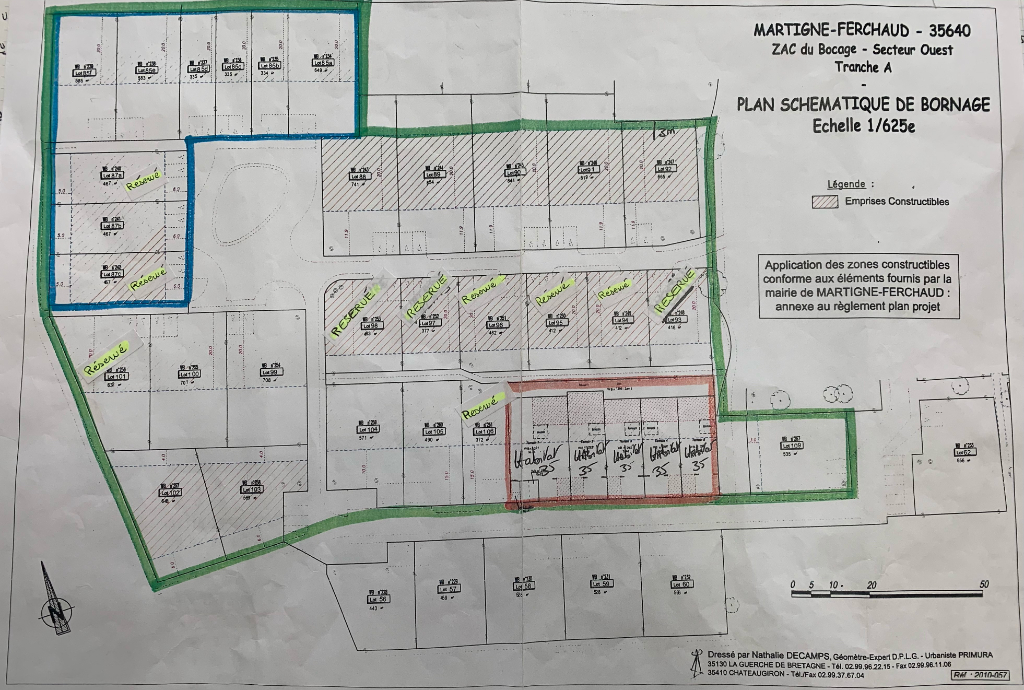 Photo Terrain constructible, viabilisé 335 m². image 2/6