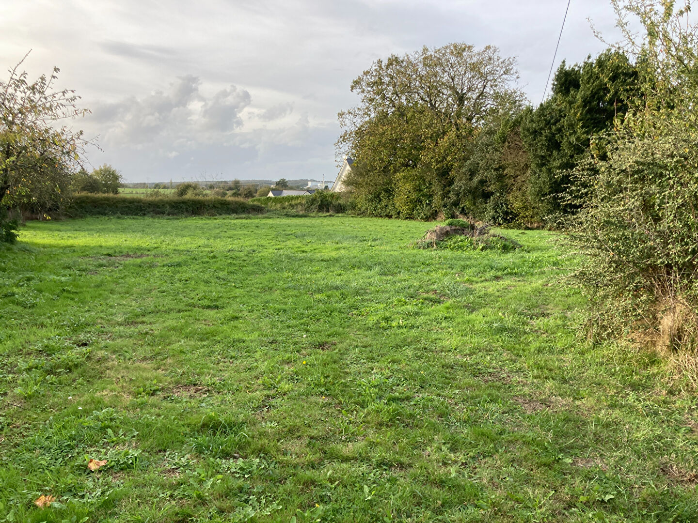 Terrain constructible de 3200 m² .