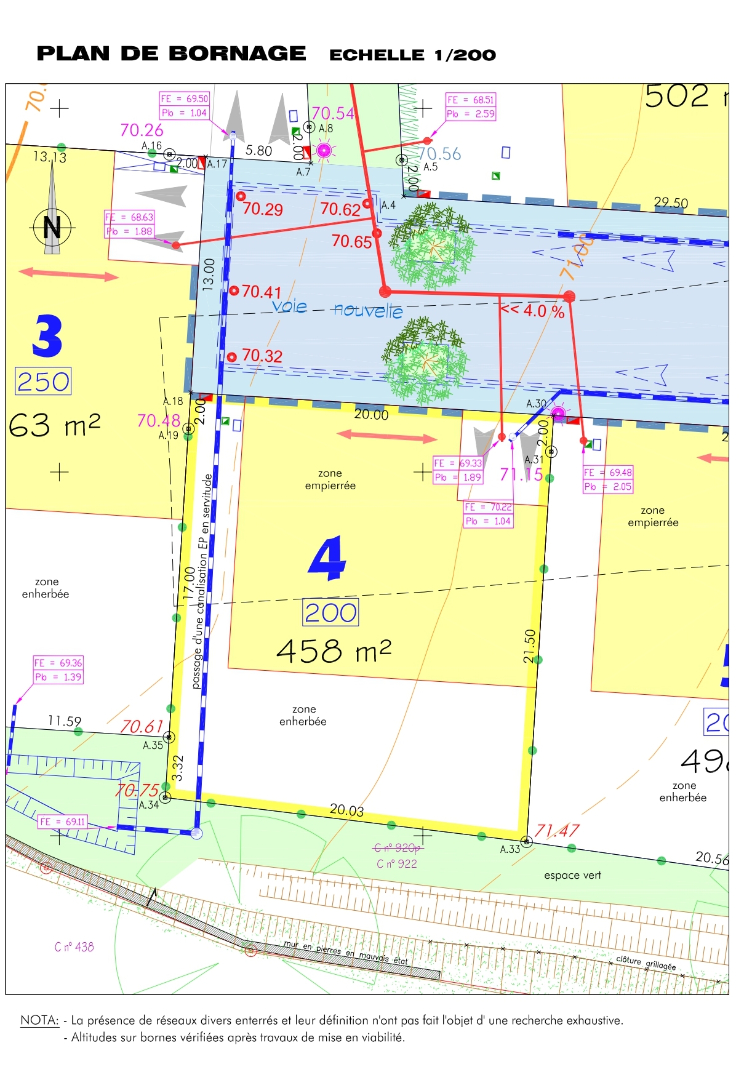 Photo Moutiers, terrain de 503 m² dans un petit lotissement de 5 lots image 4/4