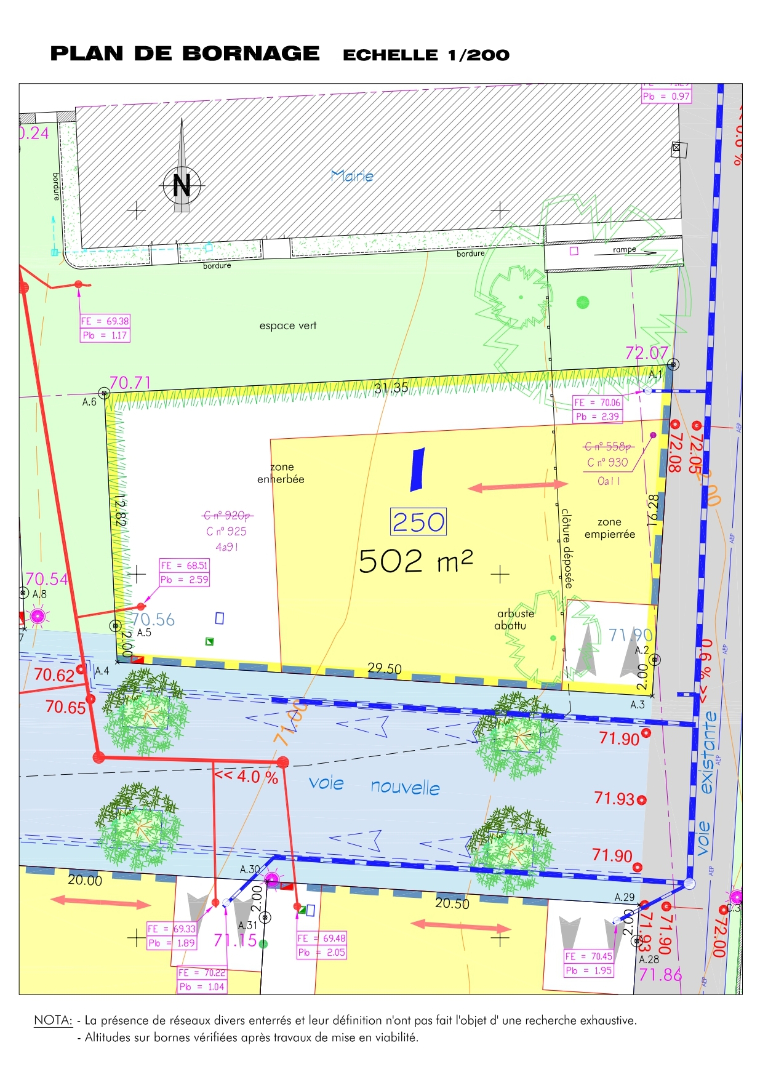 Photo Moutiers, terrain de 502 m² dans un petit lotissement de 5 lots image 1/4