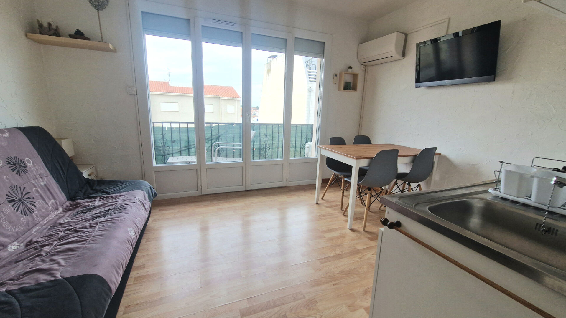 Canet plage studio coin nuit