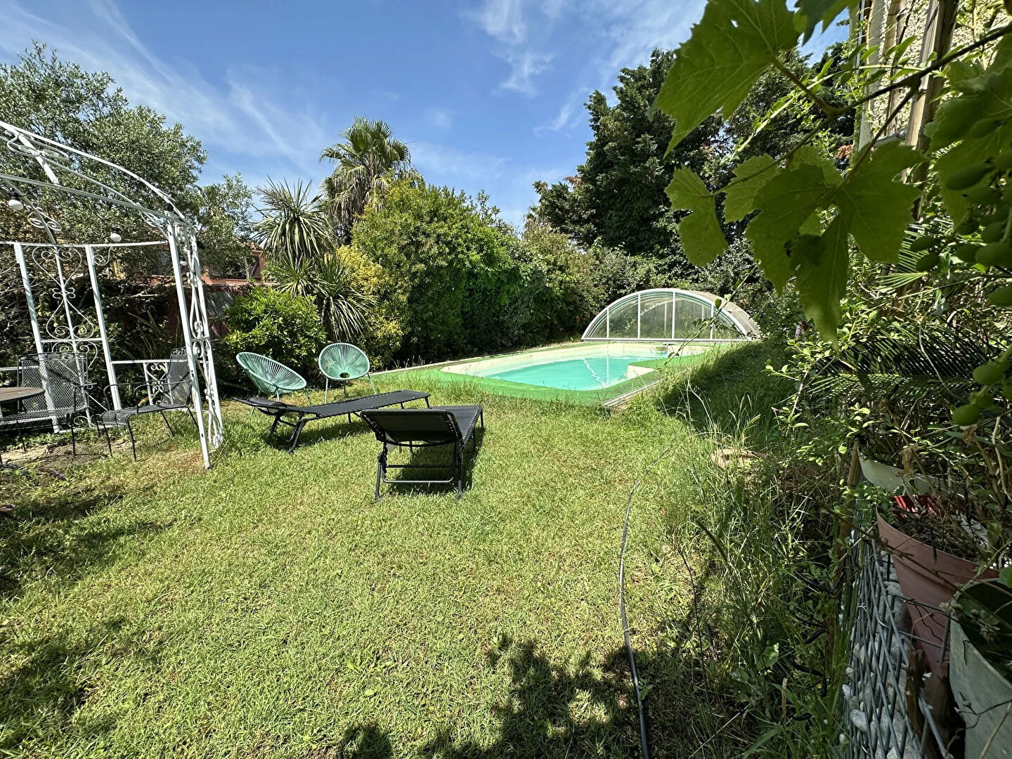 Canet Plage villa T5 avec piscine sur 4 faces