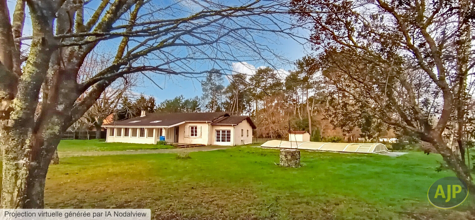 LEGE: Maison avec piscine sur 2000 m²