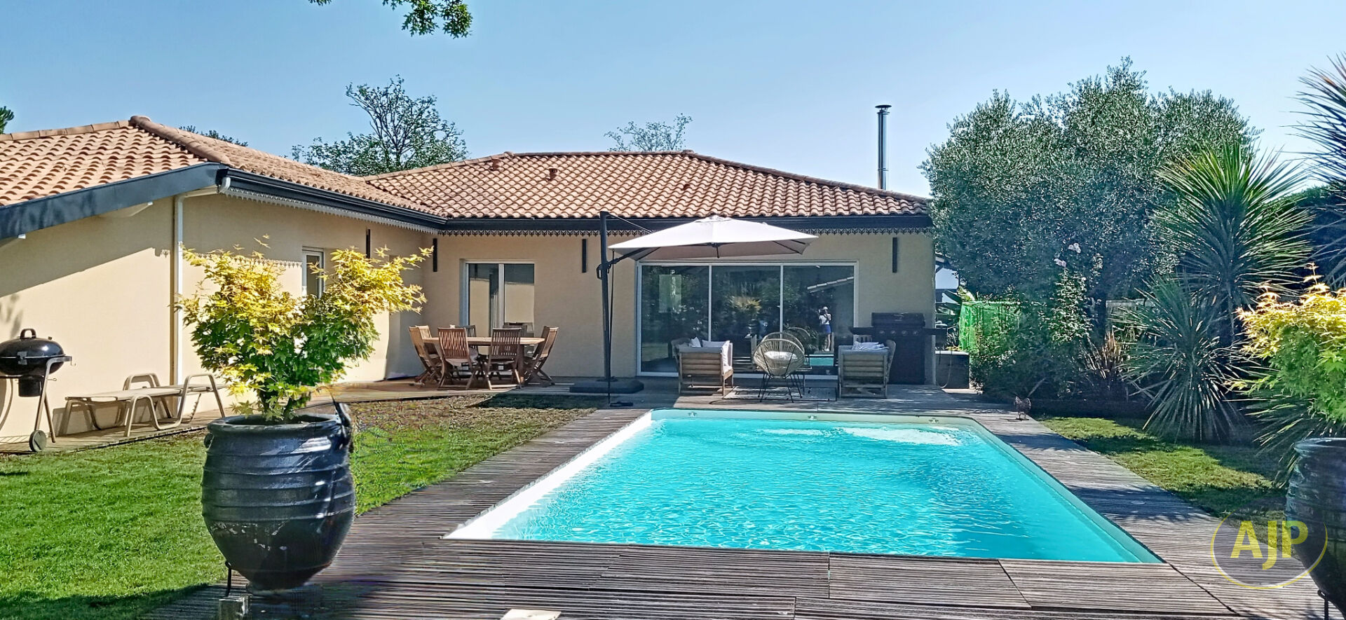 Maison 3 ch dépendance garage piscine - photo 1