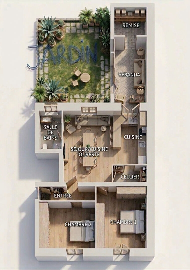 Rareté Dobrée/Sanitat ? Esprit petite maison en ultra-centre - photo 18