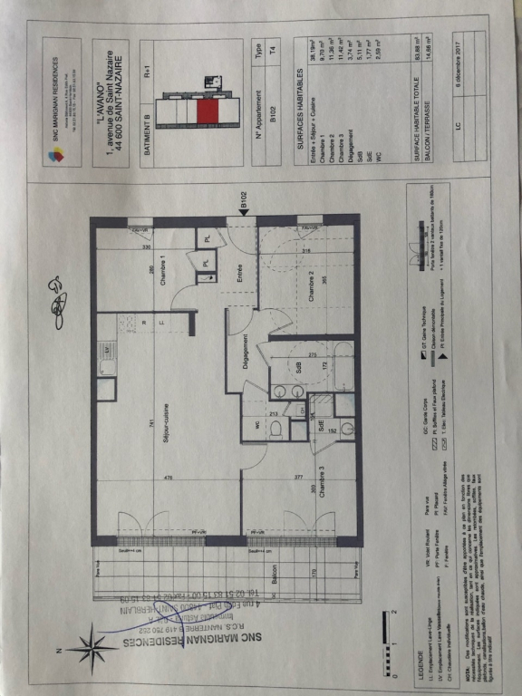 St-Marc centre. Appartement T4 - photo 6