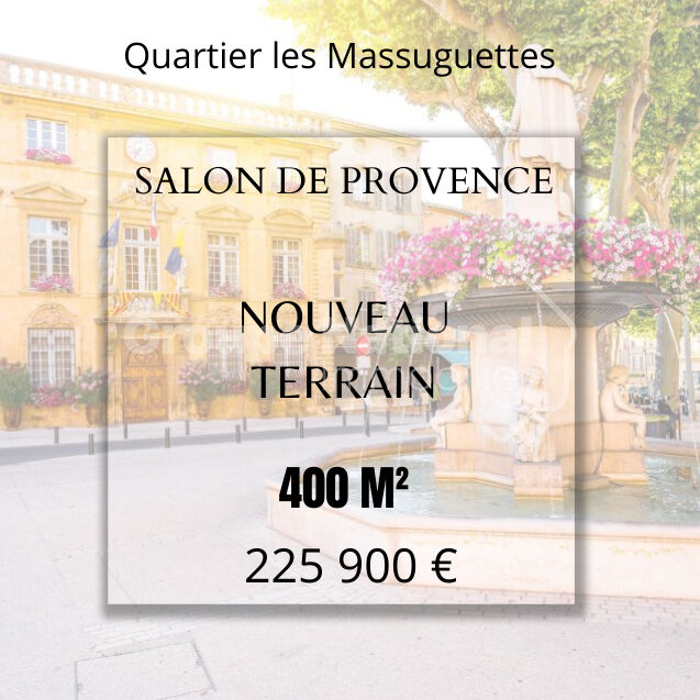 Terrain constructible 400 m² - Salon de Provence