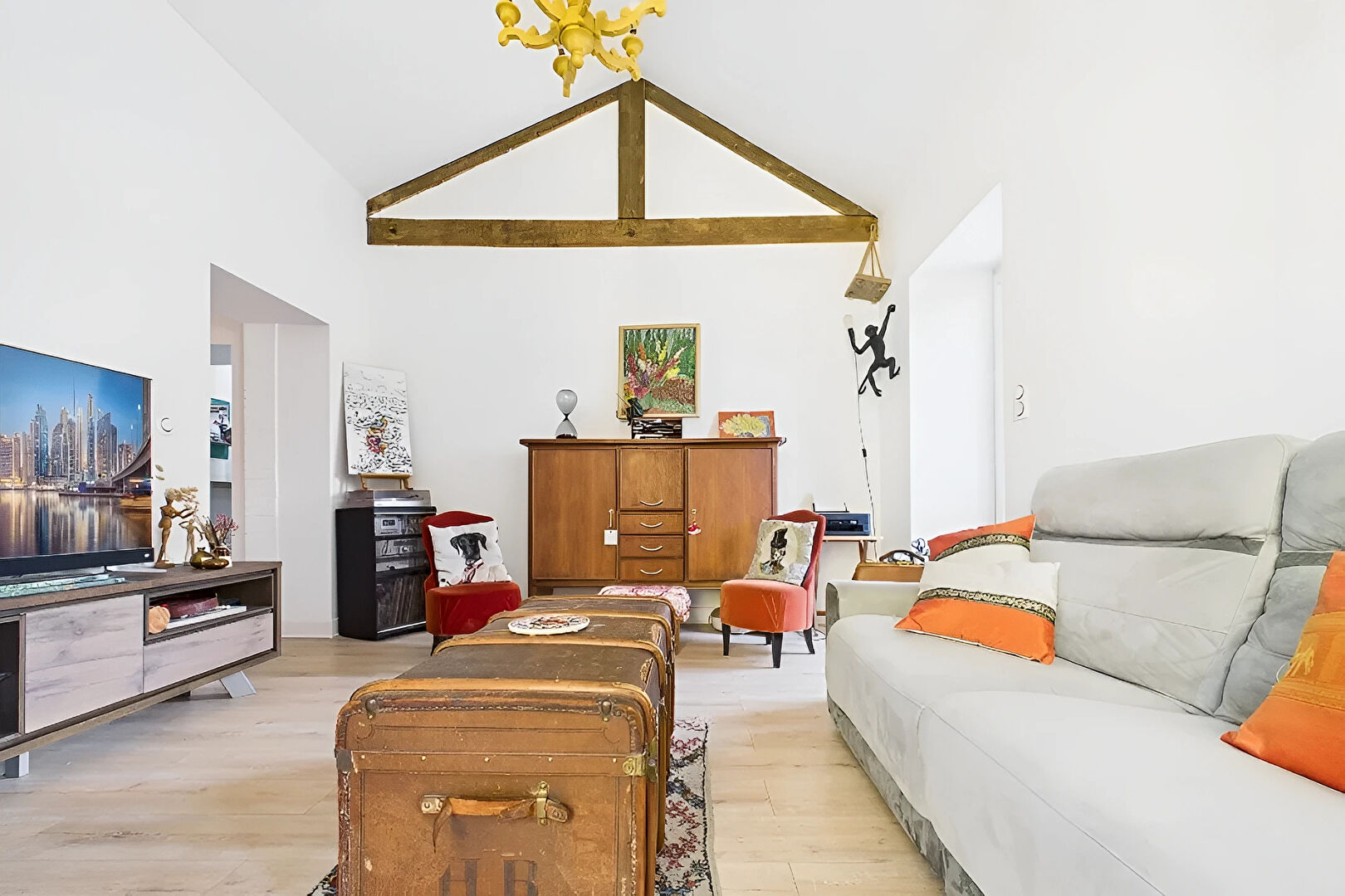 Maison de Plain-pied, deux chambres,  proche plage, entre La Bernerie-En-Retz et Pornic sur 520 m2 de terrain!