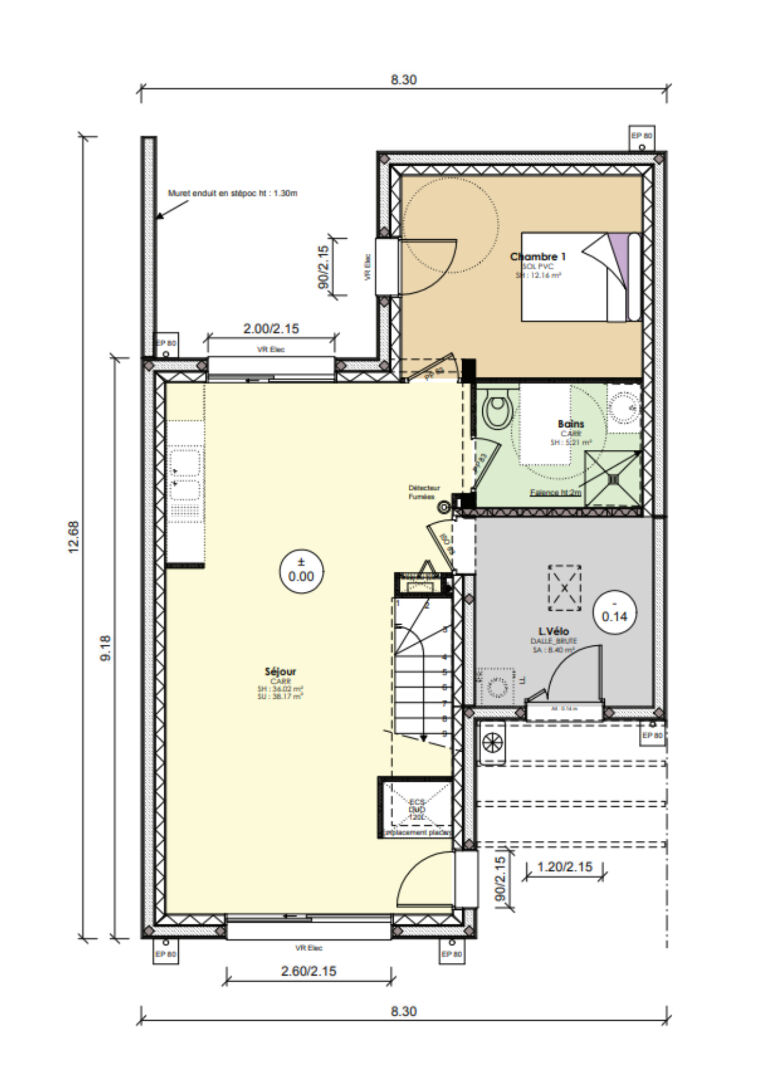 LA BERNERIE-EN-RETZ Maison 5 pièces 94.5 m2