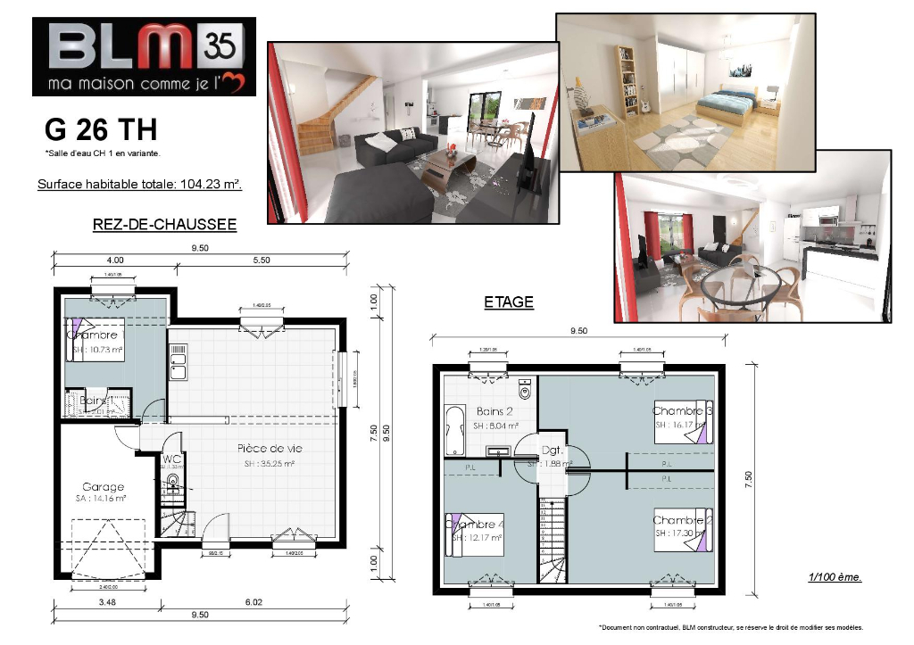 Photo Maison + terrain à St Broladre image 3/3