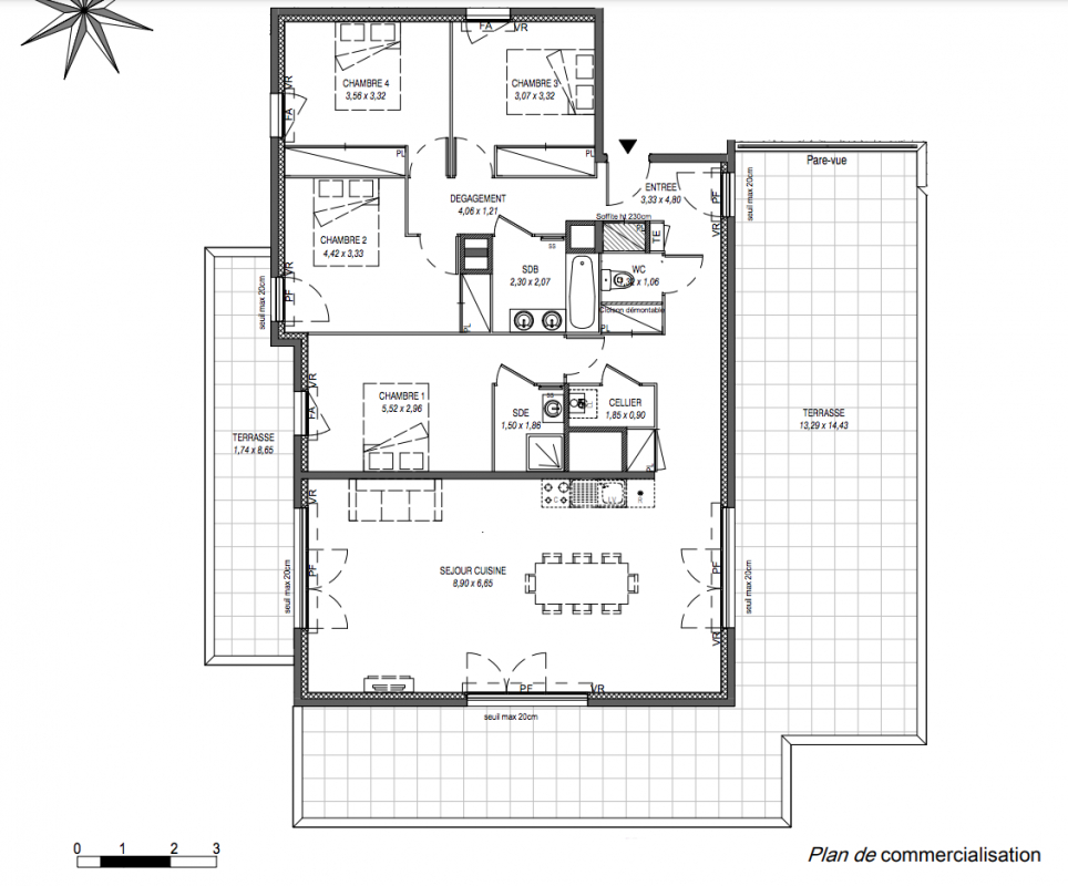 Photo SCIEZ (74140) - APPARTEMENT T5 DE 118,22M² image 4/5