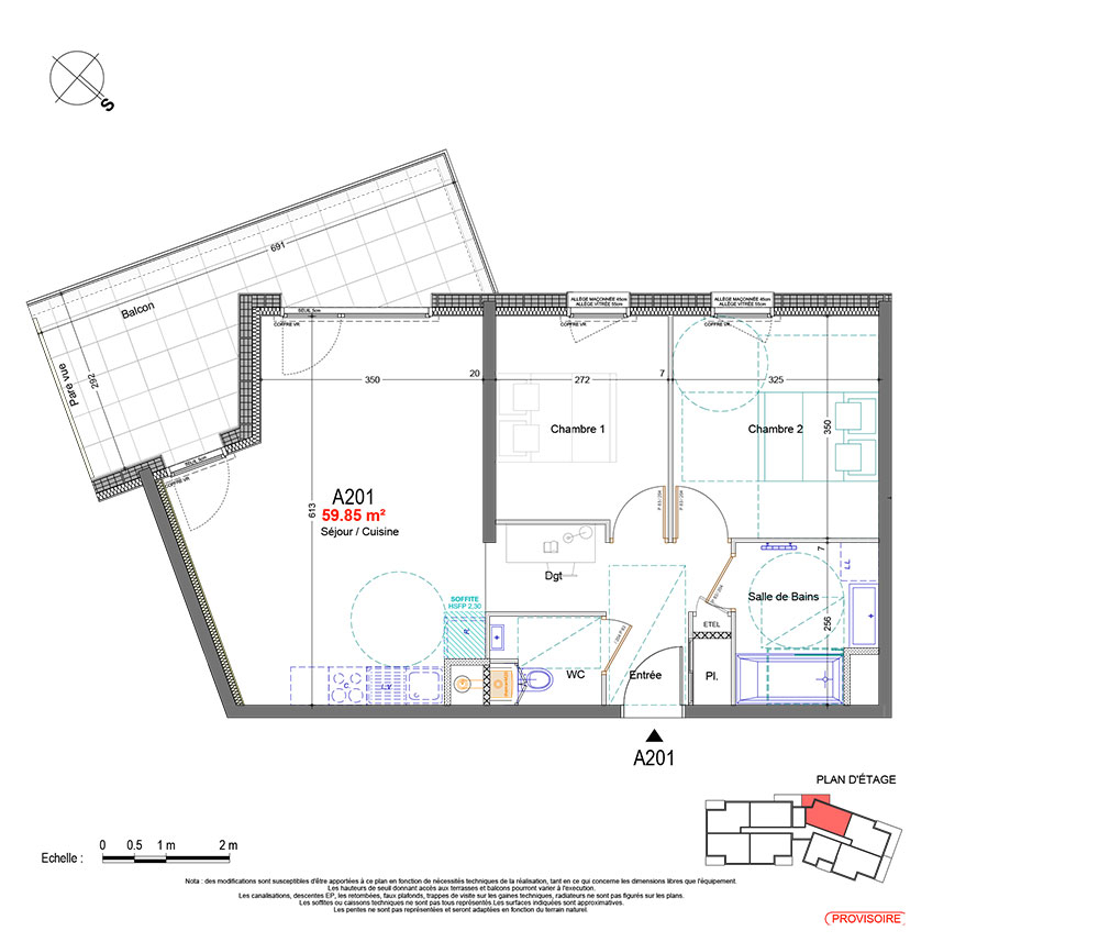 Photo EPAGNY METZ TESSY (74) - APPARTEMENT T3 NEUF DE 59.85M² image 4/5