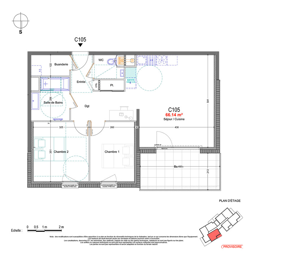 Photo EPAGNY METZ TESSY (74) - APPARTEMENT T3 NEUF DE 66.14M² image 4/5