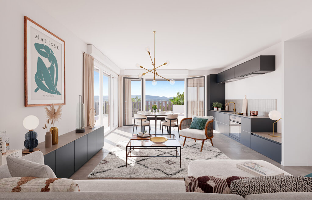 Photo THONON LES BAINS (74) - APPARTEMENT T2 DE 45,22M² image 4/6