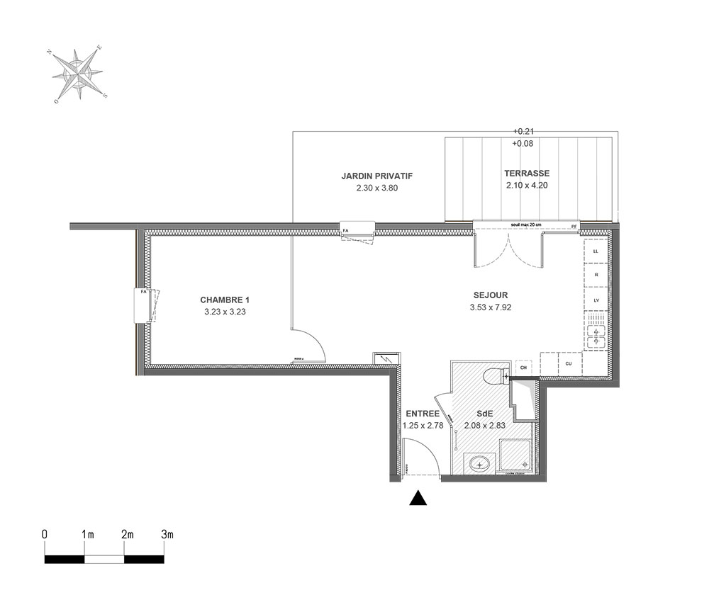 Photo THONON LES BAINS (74) - APPARTEMENT T2 DE 45,59M² image 6/6