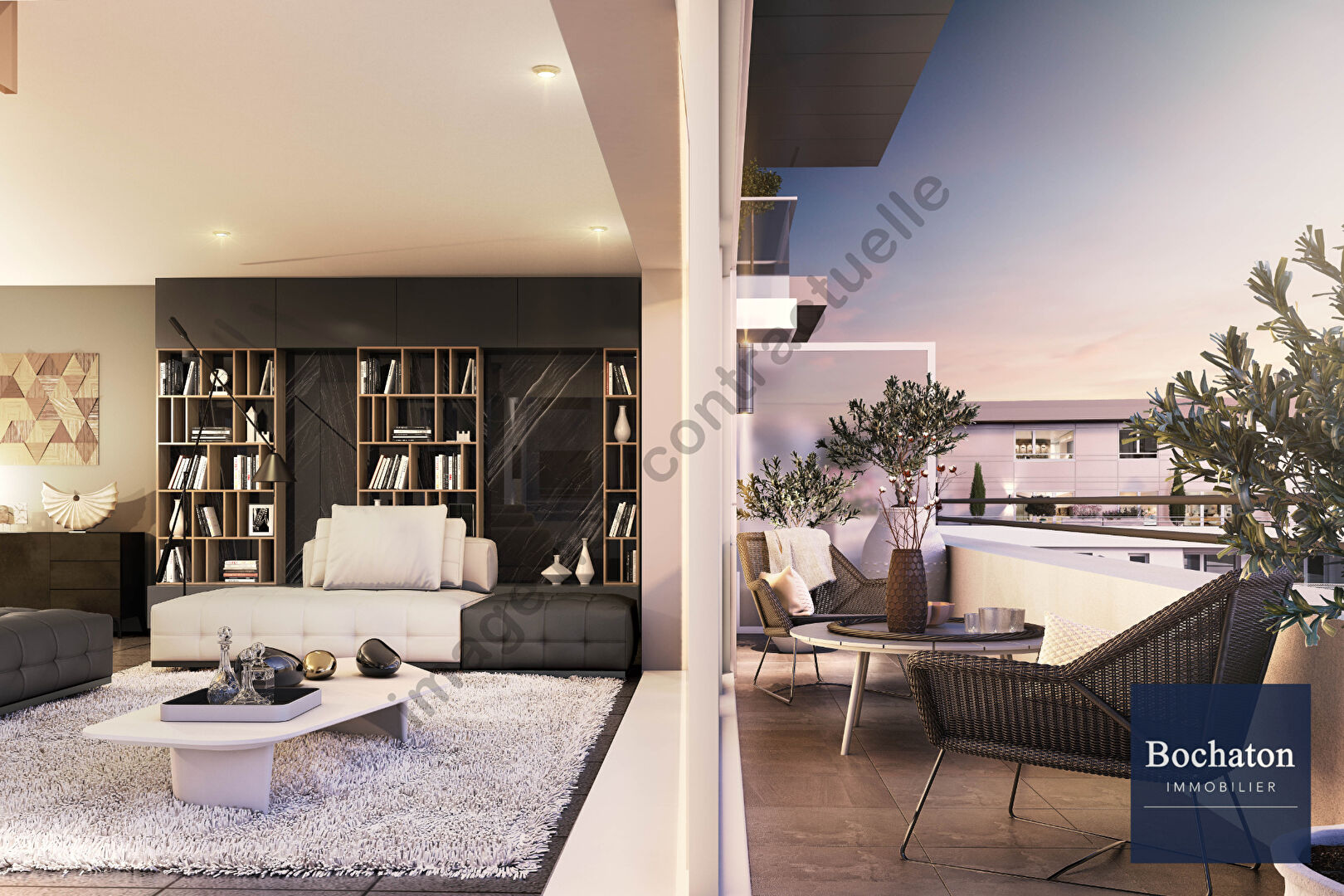 Photo THONON LES BAINS (74) - APPARTEMENT T2 DE 46.72M² image 4/6