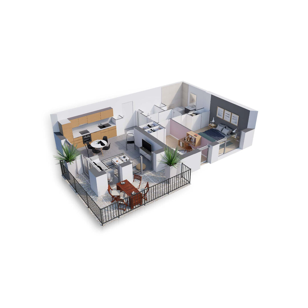 Photo AIX LES BAINS (73) - APPARTEMENT T3 DE 59,00 M² image 3/6