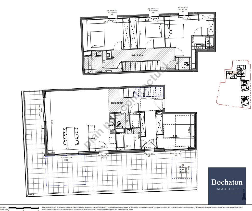 Photo ANNEMASSE (74) - APPARTEMENT T5 DE 138.64M² image 2/3