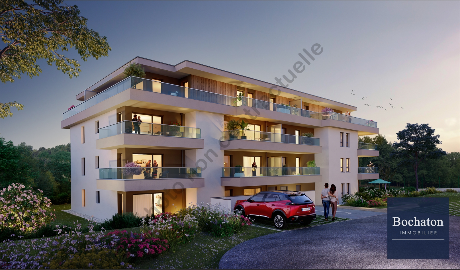 Photo THONON-LES-BAINS (74) - APPARTEMENT T4 DE 83.86 m2 image 3/4