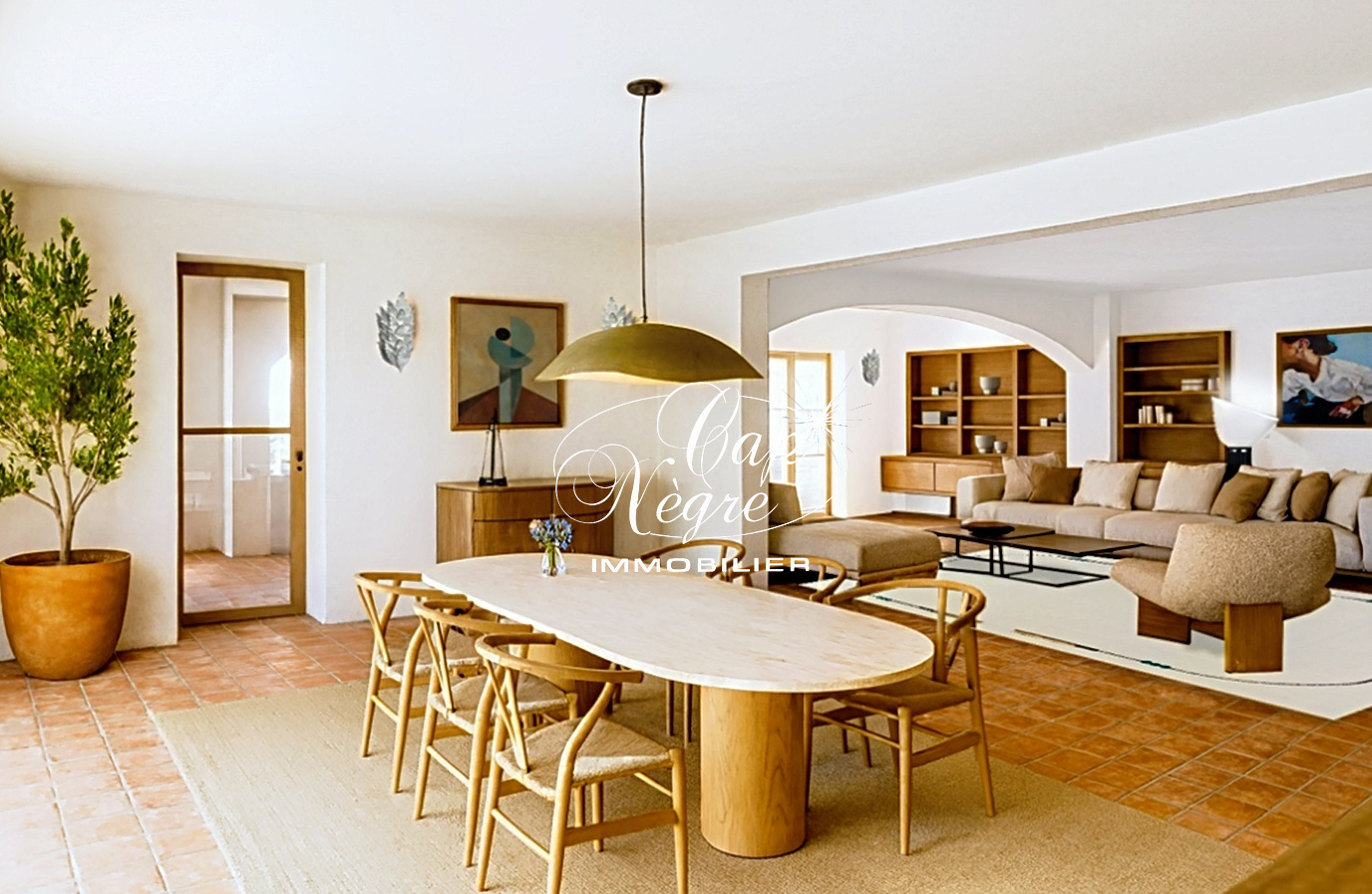 VILLA À RÉNOVER VUE SUR LES COLLINES AVEC PATIO ET TERRASSES À VENDRE À LA MÔLE - GOLFE DE SAINT-TROPEZ