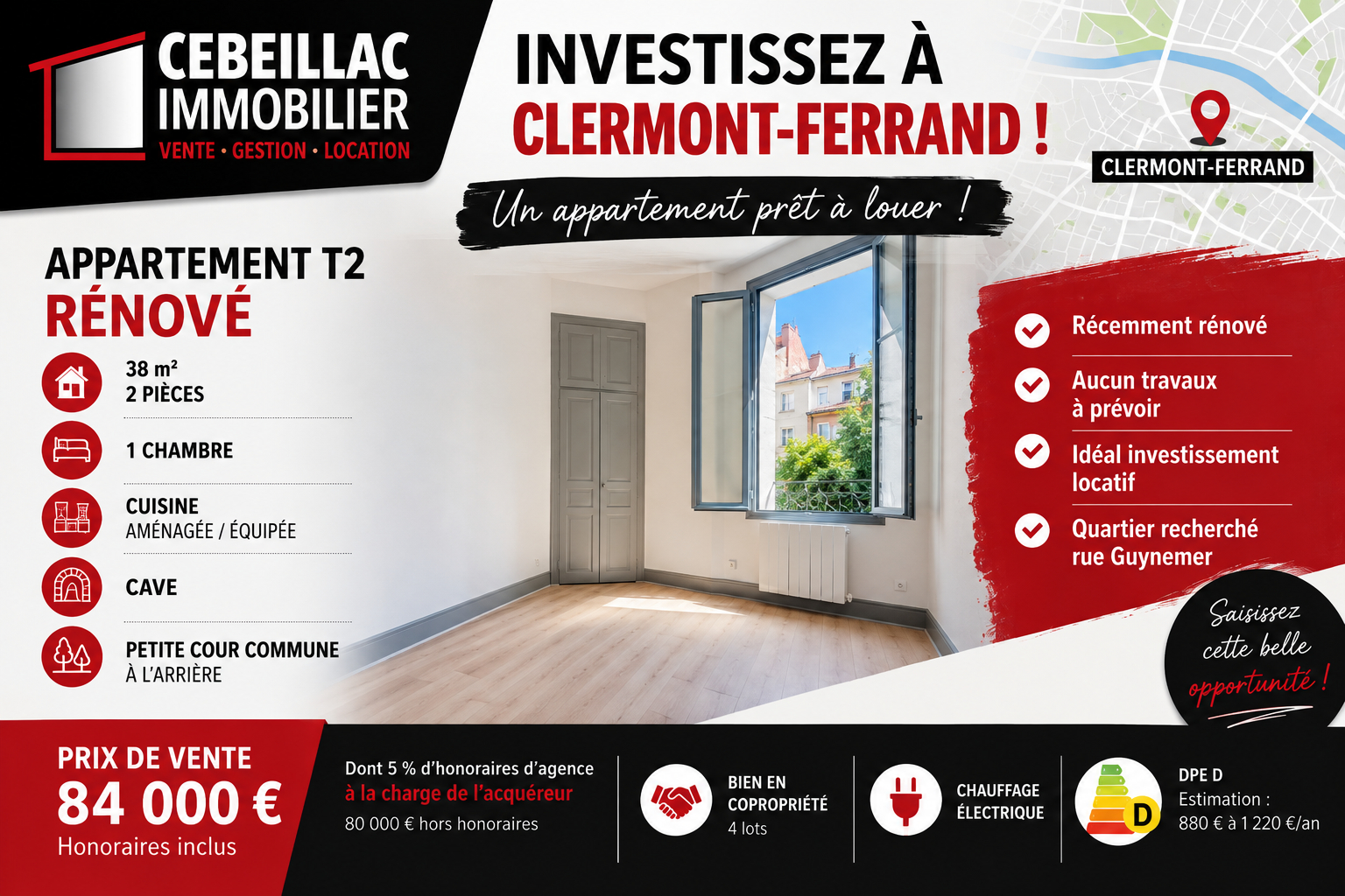 Agence immobilière de CEBEILLAC IMMOBILIER Clermont-ferrand