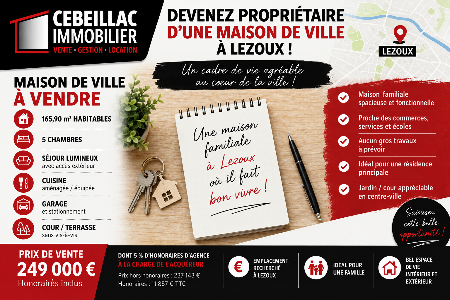 Agence immobilière de CEBEILLAC IMMOBILIER Clermont-ferrand