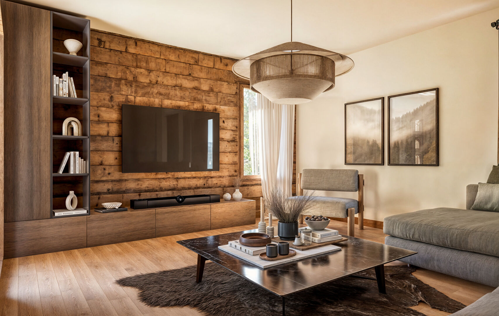 Appartement T5 dans chalet neuf de standing aux Houches
