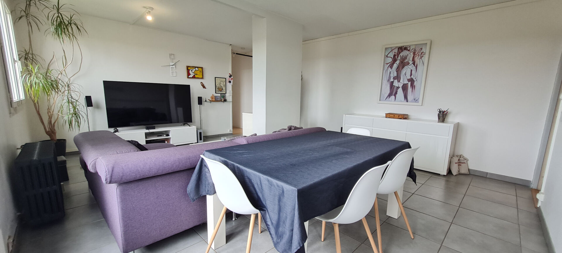 Appartement  T4 de 65 m2 avec deux places de parkings.